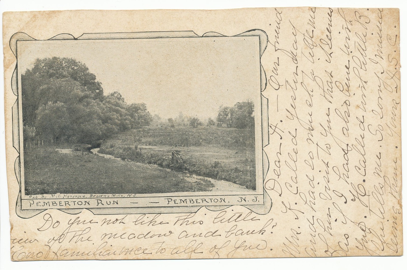 Pemberton - Pembeerton Run - 1912